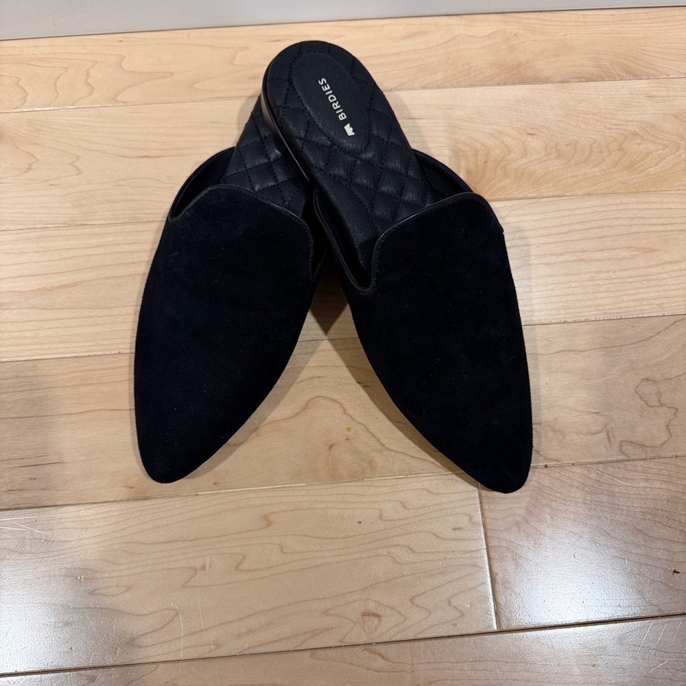Birdies - The Dove in Black Suede size 8.5